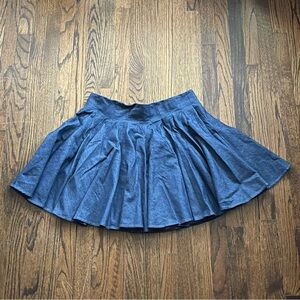 GAP Indigo Pleated Skirt